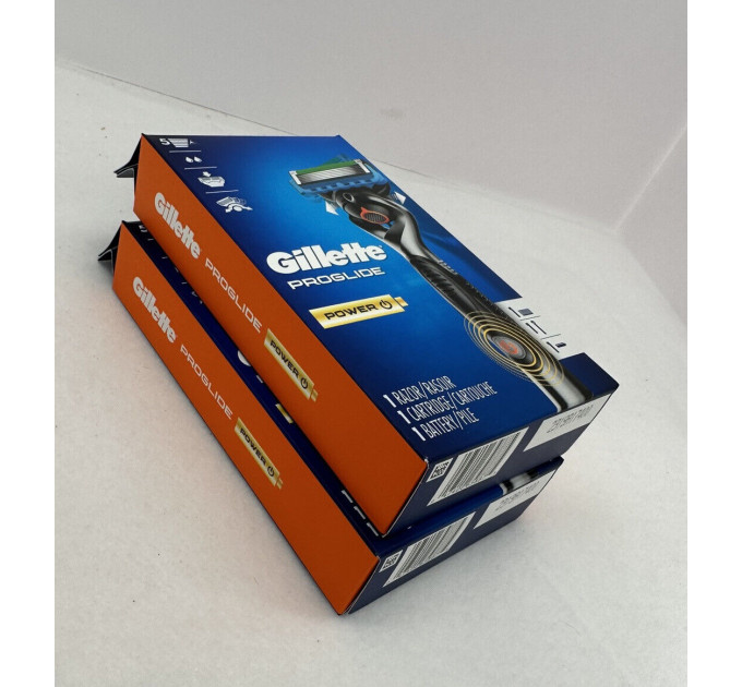 Бритва чоловіча Gillette Fusion5 ProGlide Power (1 станок 1 картридж 1 батарейка 1 підставка)