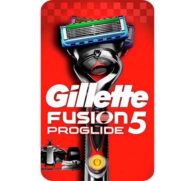 Бритва чоловіча Gillette Fusion5 Proglide Power Flexball (1 верстат 1 підставка 1 картридж 1 батарейка)