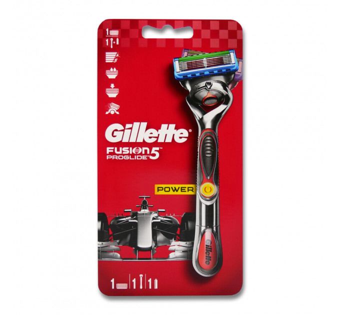 Бритва чоловіча Gillette Fusion5 Proglide Power Flexball (1 верстат 1 підставка 1 картридж 1 батарейка)