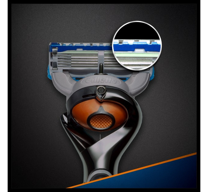 Подарочный набор для бритья Gillette Fusion ProGlide Flexball (1 станок 1 картридж и гель для бритья 75 мл)