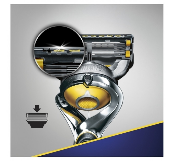 Бритва чоловіча Gillette Fusion5 ProShield (1 станок і 2 картриджі)