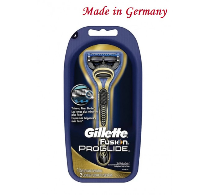 Бритва Gillette Fusion 5 Proglide (1 станок и 2 картриджа) Made in Germany