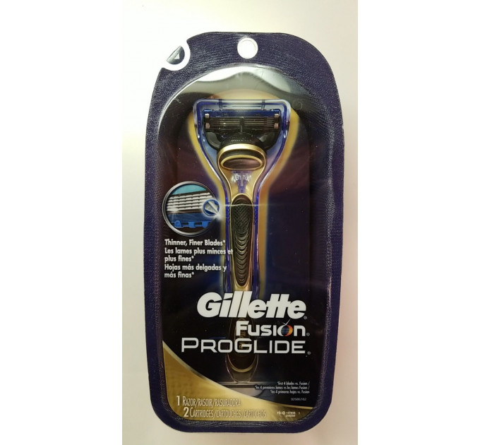Бритва Gillette Fusion 5 Proglide (1 станок та 2 картриджі) Made in Germany