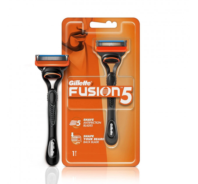 Бритва мужская Gillette Fusion 5 с триммером (1 станок 1 картридж)