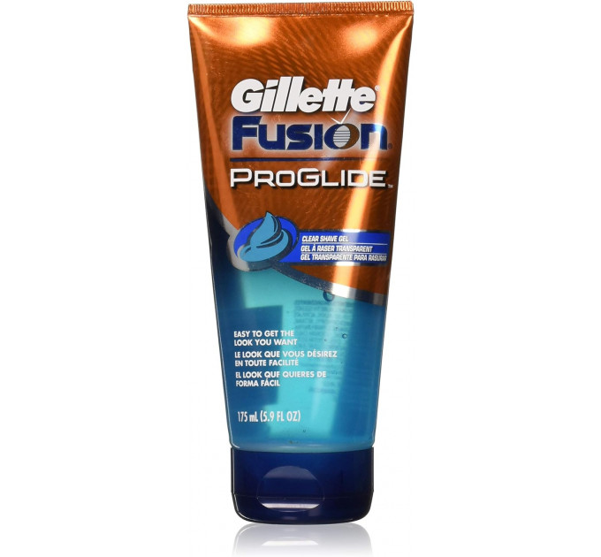 Прозрачный гель для бритья Gillette Fusion ProGlide (175 мл)