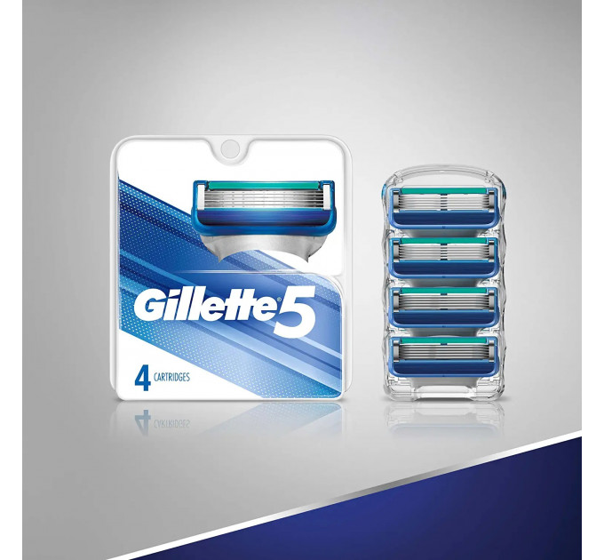 Сменные картриджи для бритья Gillette 5 Made in America (4 шт)