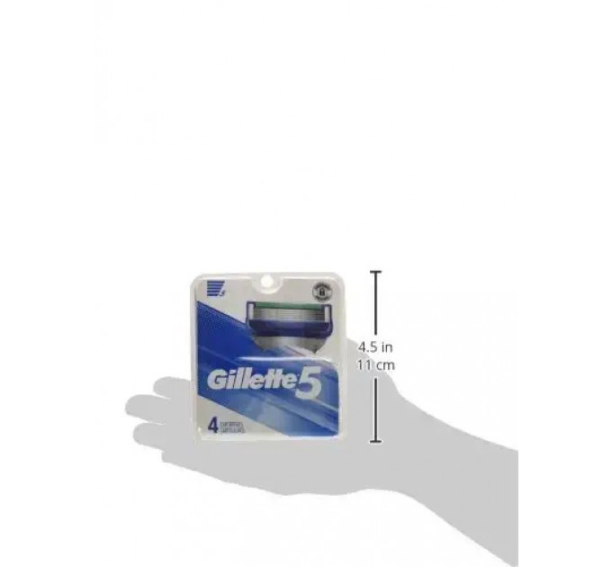 Сменные картриджи для бритья Gillette 5 Made in America (4 шт)