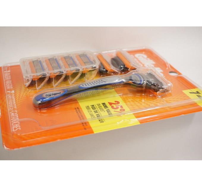 Бритва мужская Gillette Fusion 5 (1 станок и 7 картриджей)