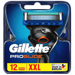 Змінні картриджі для гоління Gillette Fusion 5 ProGlide Power Made in Berlin 12 шт