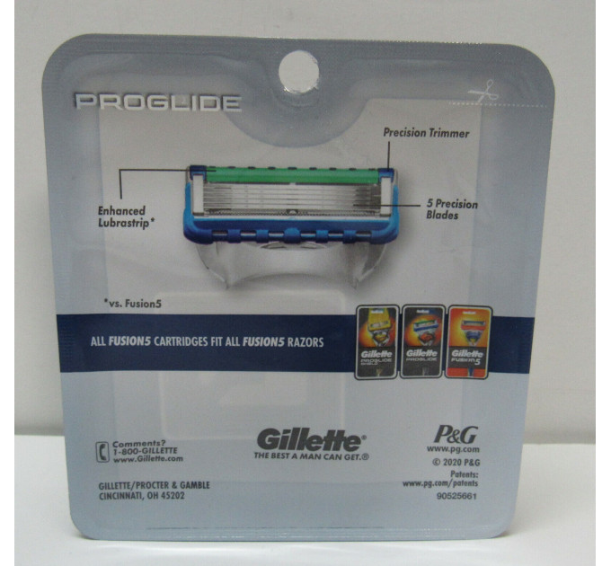 Змінні картриджі Gillette Fusion Proglide Power (8 шт)