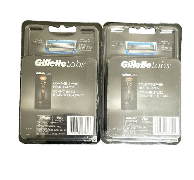 Змінні касети для бритвенного станка з підігрівом Gillette Labs Heated Razor