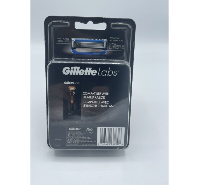 Змінні касети для бритвенного станка з підігрівом Gillette Labs Heated Razor
