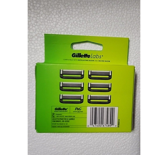 Бритва Gillette Labs з відлущувальною смужкою і з підставкою
