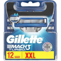 Сменные картриджи для бритья Gillette Mach3 Turbo (12 шт)