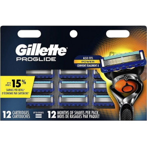 Картриджи для бритвы Gillette ProGlide (12 шт)