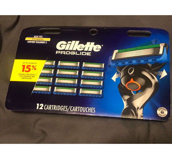 Картриджи для бритвы Gillette ProGlide (12 шт)