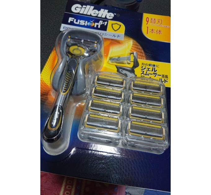 Бритва мужская Gillette ProShield (1 станок и 9 картриджей)