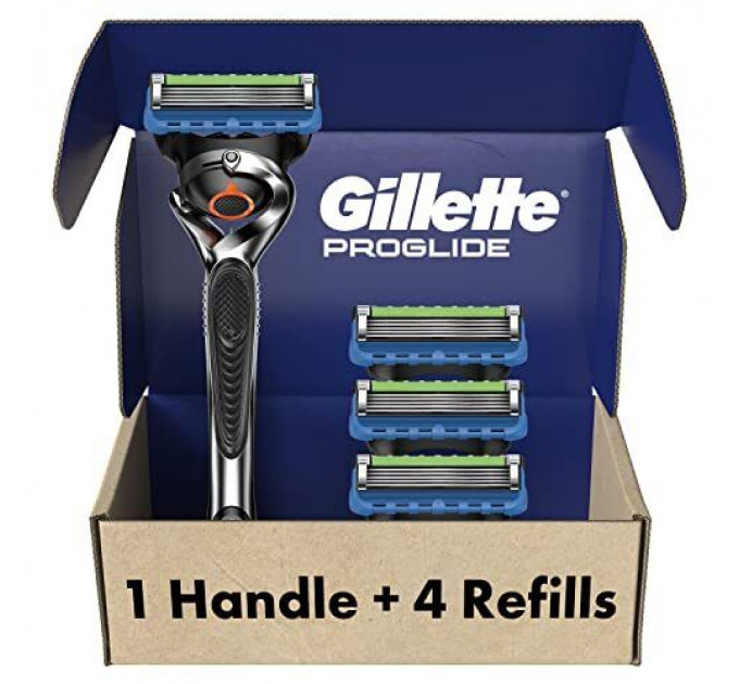 Бритва чоловіча Gillette Proglide (1 станок і 4 картриджі)