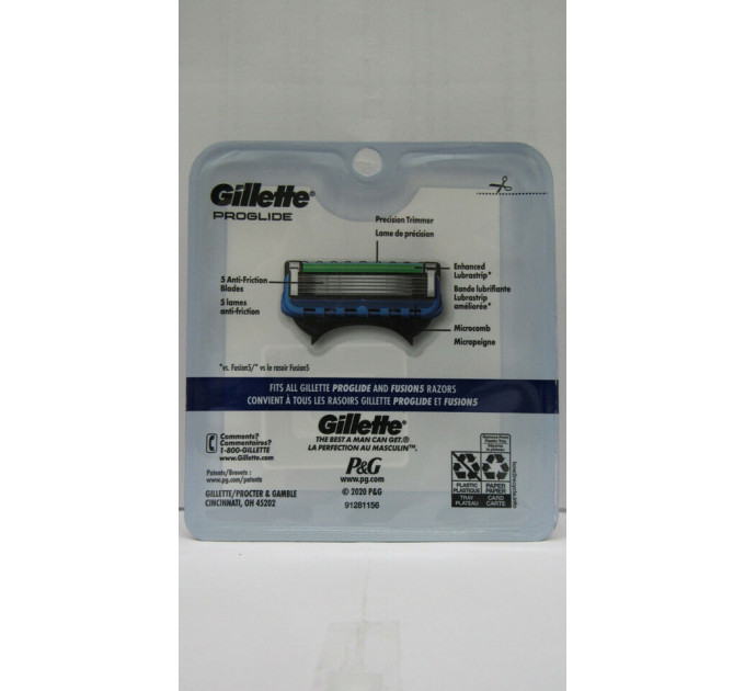 Змінні картриджі для бритви Gillette ProGlide (5 шт)