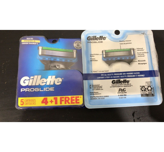 Сменные картриджи для бритвы Gillette ProGlide (5 шт)