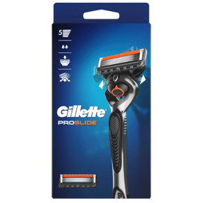 Бритва мужская Gillette Proglide Flexball Manual Razor (1 станок и 2 картриджа)