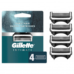 Змінні картриджі до чоловічої бритви для інтимних зон Gillette Intimate (4 шт)