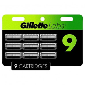 Змінні картриджі Gillette Labs з відлущувальною смужкою (9 шт)