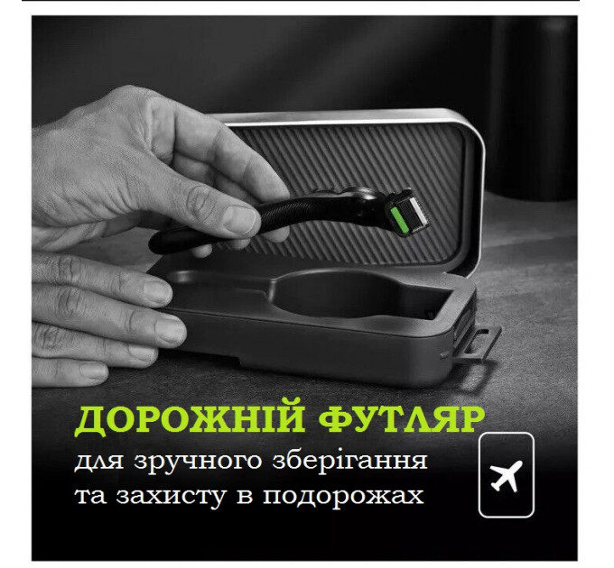 Подарунковий набір для гоління Gillette Labs (бритва з підставкою і дорожнім футляром та 6 картриджів)
