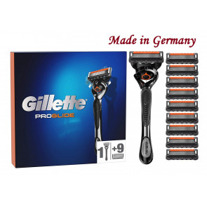 Бритва чоловіча Gillette ProGlide Men's Razor (10 змінних картриджів) Made in Germany