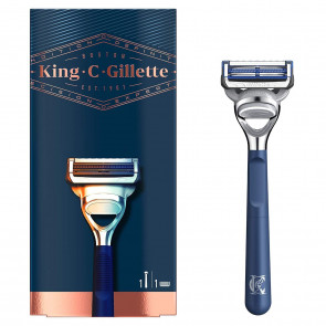 Станок Gillette King C Gillette для гоління шиї Neck Razor з одним змінним картриджем
