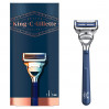 Станок Gillette King C Gillette для бритья шеи Neck Razor с одним сменным картриджем 