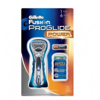 Бритва мужская Gillette Fusion ProGlide Power (1 станок 6 картриджей и 1 батарейка)