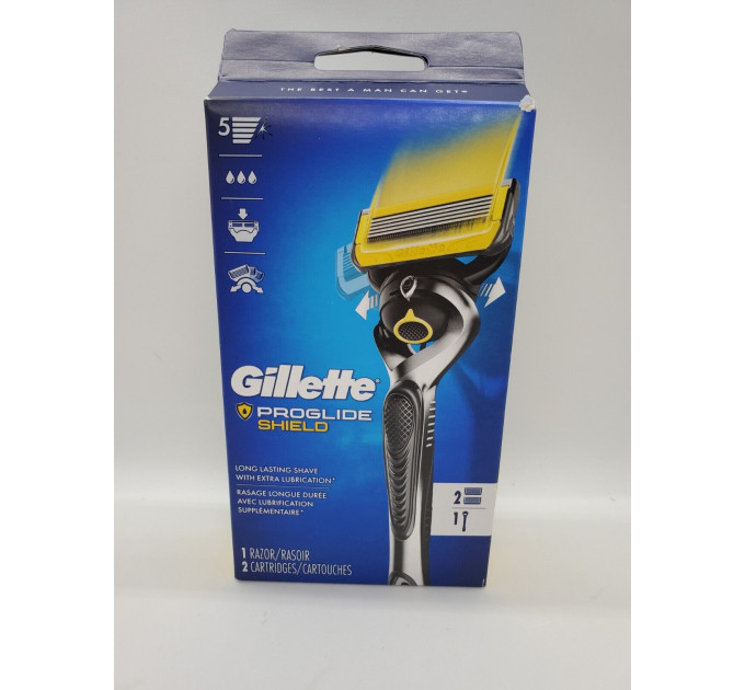 Бритва чоловіча Gillette ProGlide Shield з 5 лезами Made in America