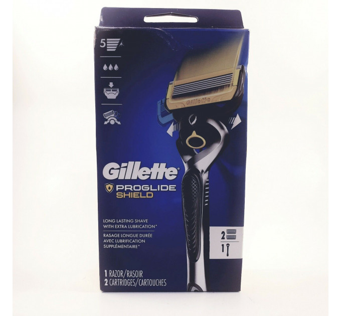 Бритва чоловіча Gillette ProGlide Shield з 5 лезами Made in America