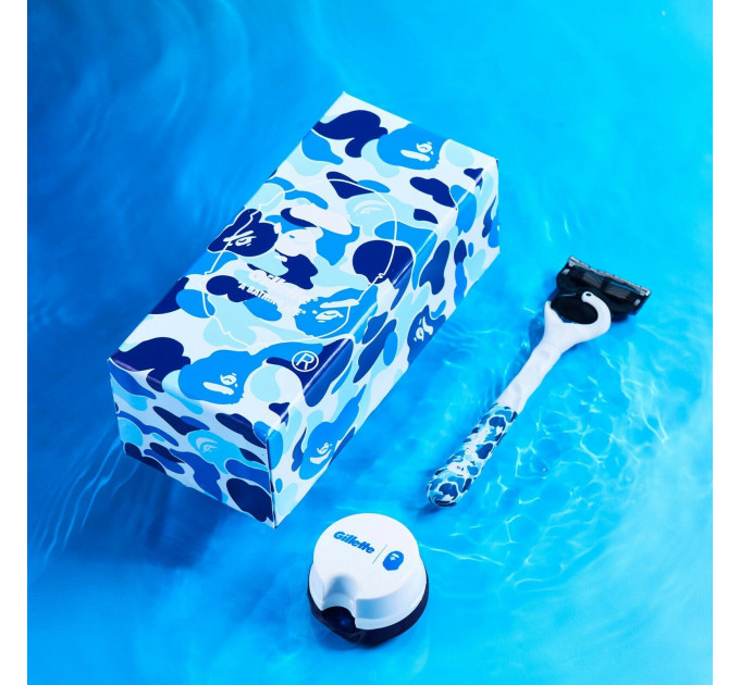 Станок для гоління Gillette ProGlide Shield A Bathing Ape (BAPE) Limited Edition (1 станок 2 картриджі та підставка) 