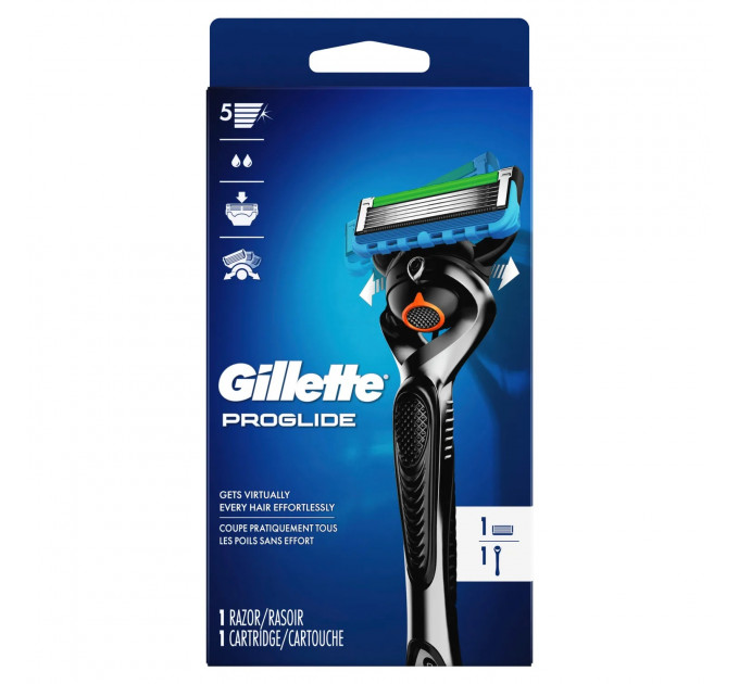 Бритва мужская Gillette Proglide (1 станок и 1 картридж)