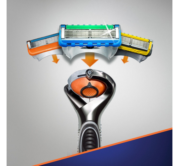 Бритва чоловіча Gillette Fusion5 ProGlide Power (1 станок 1 картридж 1 батарейка 1 підставка)