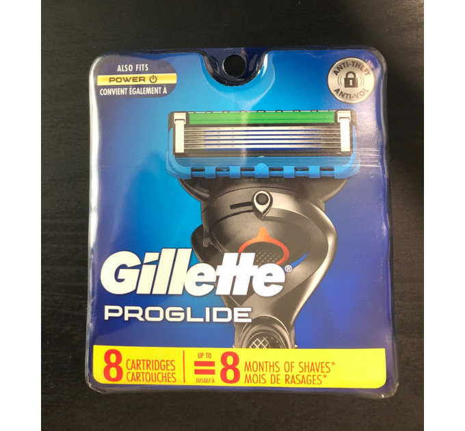 Змінні картриджі Gillette Fusion Proglide Power (8 шт) Made in America