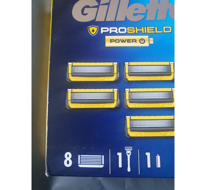 Бритва мужская Gillette ProShield Power (1 станок 9 сменных картриджей и батарейка)