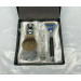 Набор для бритья Razor MD iGRIP Black в подарочной коробке (бритвенный станок + помазок + подставка)