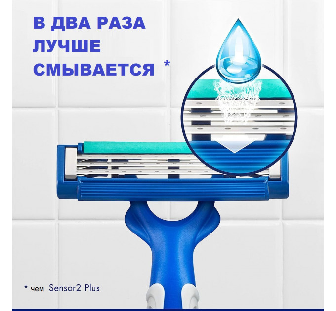 Одноразові бритвенні станки Gillette Sensor 3 Simple (4 штуки)
