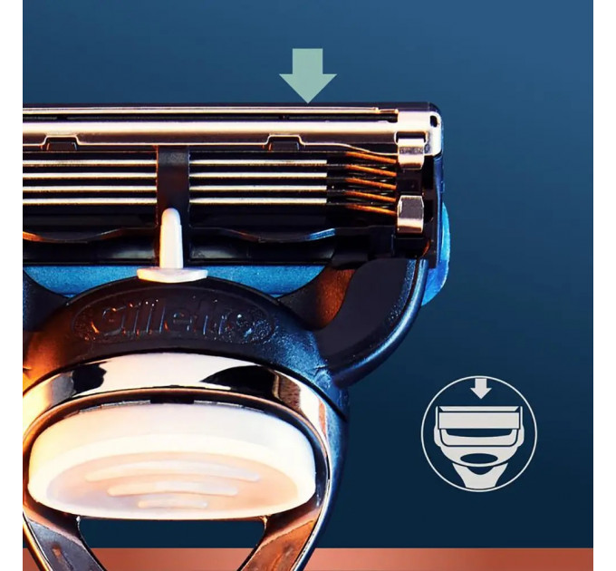 Станок Gillette King C Gillette для бритья и контуринга Shave & Edging Razor с одним сменным картриджем