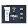 Подарочный набор для бритья Gillette Proglide Shield (1 станок 4 картриджа и крем для бритья 177 мл)