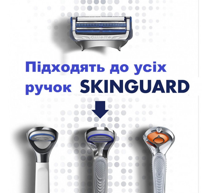 Змінні картриджі для гоління Gillette SkinGuard 8 шт