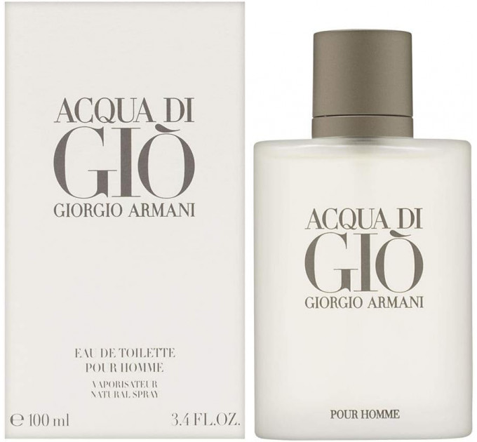 Туалетна вода для чоловіків Giorgio Armani Acqua Di Gio 100 мл