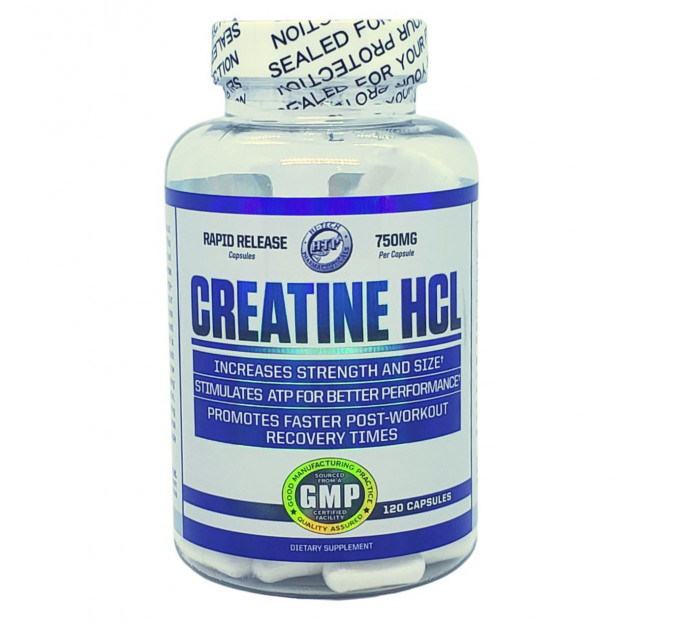 Креатин Hi-Tech Pharmaceuticals Creatine HCL (120 капсул по 750 мг креатин гідрохлориду)