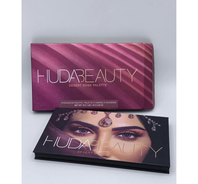 Палітра тіней для повік Huda Beauty Desert Dusk Eyeshadow Palette (18 кольорів)