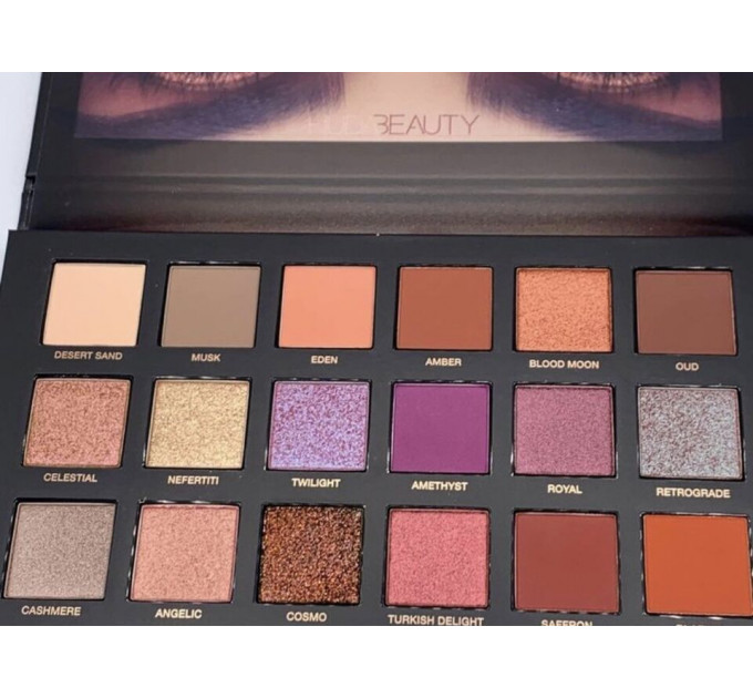 Палітра тіней для повік Huda Beauty Desert Dusk Eyeshadow Palette (18 кольорів)