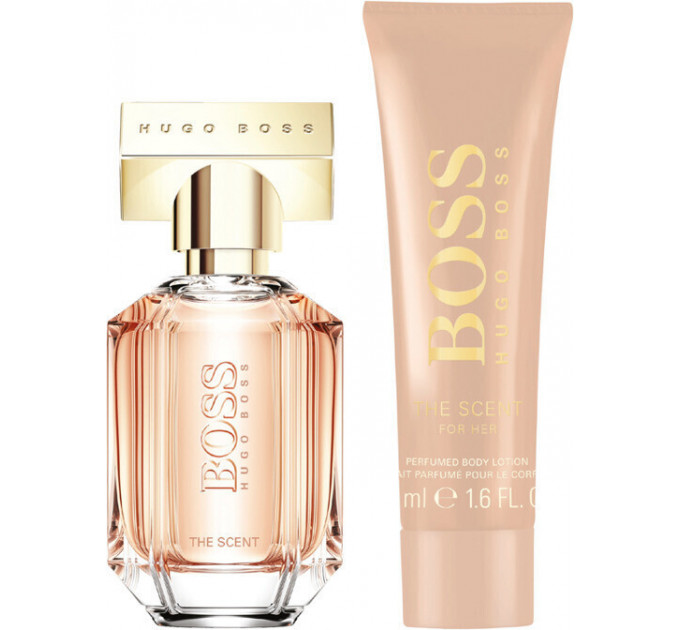 Подарунковий набір парфумована вода та лосьйон для тіла Hugo Boss The Scent for her (30 мл та 50 мл)