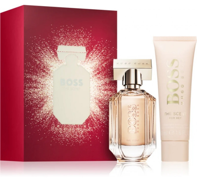 Подарунковий набір парфумована вода та лосьйон для тіла Hugo Boss The Scent for her (30 мл та 50 мл)